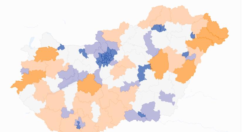 Biztos tiszás és fideszes, valamint csatatérkörzetekről posztolt térképet Tóka Gábor