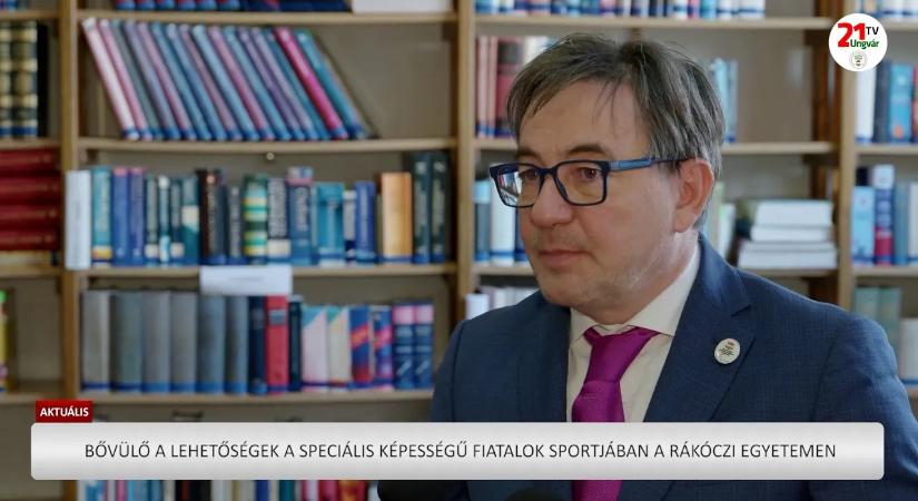 Aktuális(2026.03.14)– Bővülő lehetőségek speciális képességű fiatalok sportjában a Rákóczi egyetemen (videó)