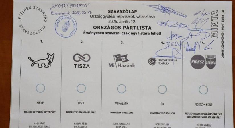 Voks 2026: ez az öt párt szerepel majd a szavazólapon