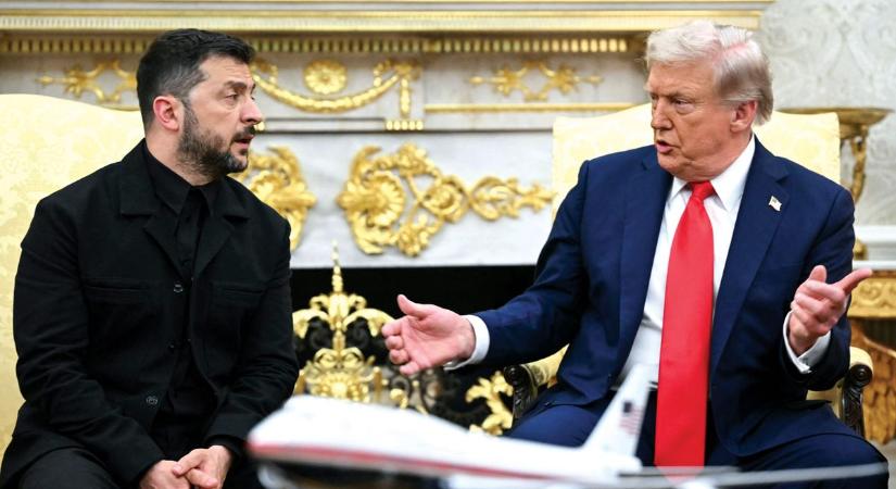 Zelenszkij szerényen megjegyezte: Donald Trump a fiaként tekinthet rá