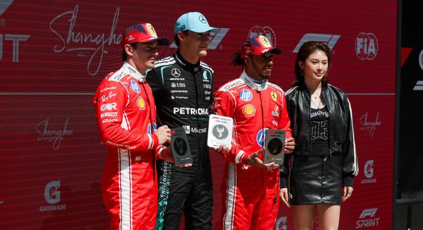 A Forma-1-es Kínai Nagydíj rajtrácsa