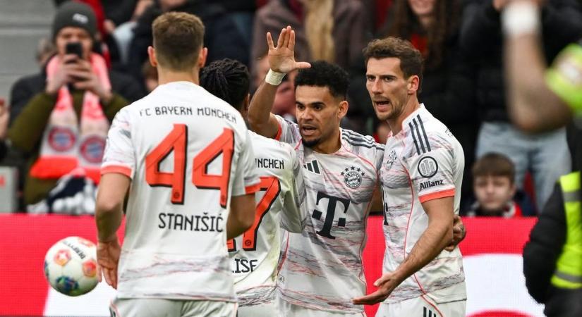 Kilenc emberrel mentett pontot a Bayern a Leverkusen ellen