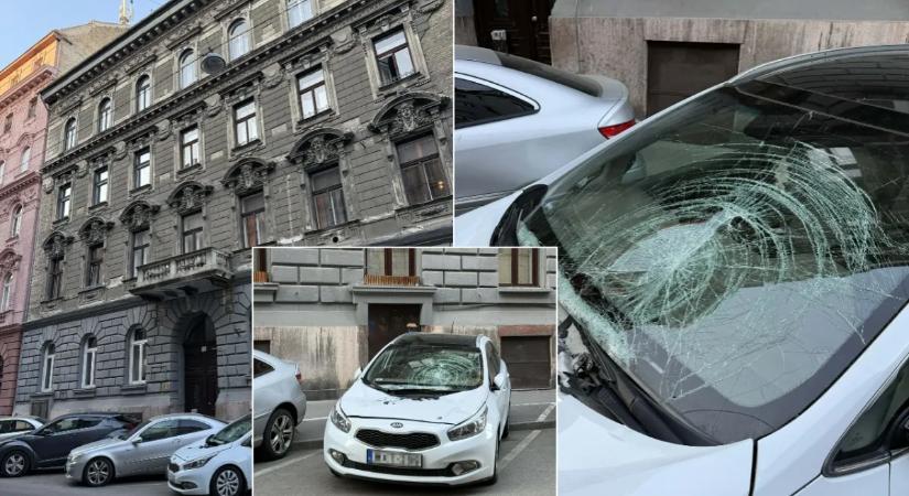 Dráma Erzsébetvárosban: autó mentette meg a harmadikról mélybe ugró fiatal életét!