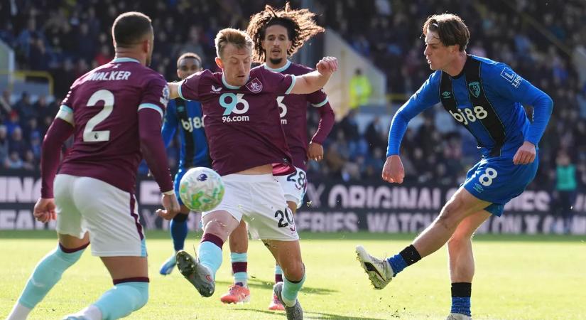 A Bournemouth Tóth Alex nélkül nem rúgott gólt a Burnley-nek