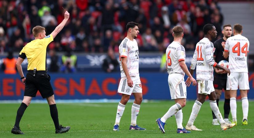 Topligák: Rettenetes belépő után kapott pirosat a Bayern támadója, Tóth Alex nélkül ikszelt a Bournemouth - videó