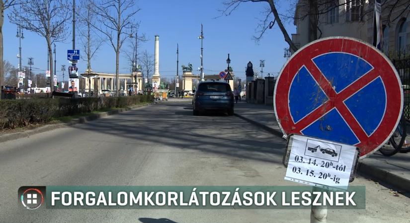 Nehéz lesz közlekedni március 15-én