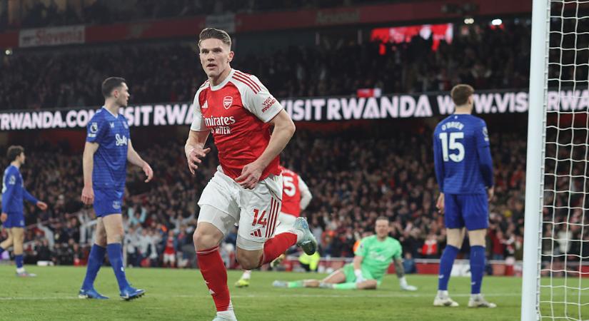 PL: az Arsenal csak a hajrában győzte le az Evertont, a Chelsea kikapott a Newcastle-től – videóval