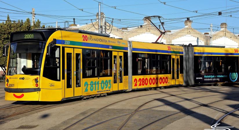 125-ször tette meg a Föld-Hold távolságot Budapest legismertebb közlekedési eszköze