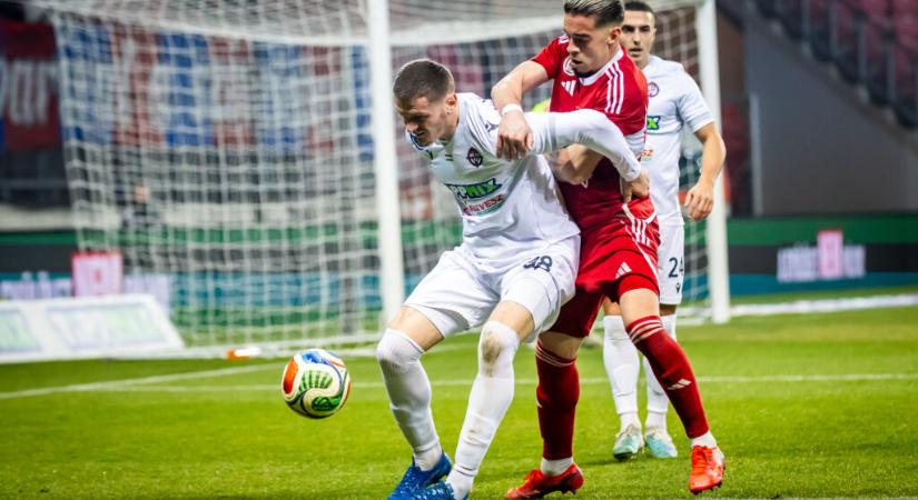 Hátrányból egyenlített a DVSC a Nyíregyháza ellen