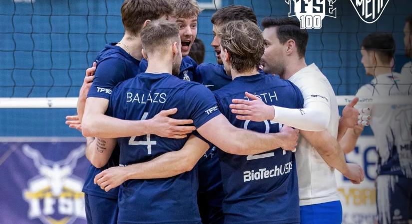 Férfi röplabda Extraliga: három szettben nyert a TFSE