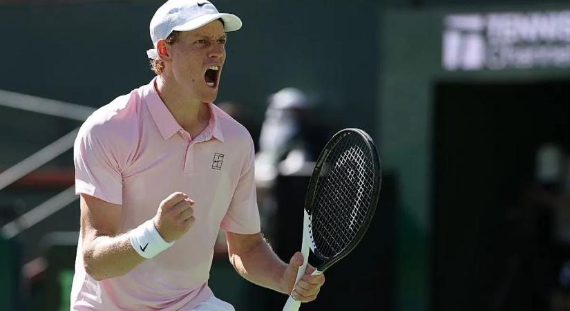 Sinner először döntőzhet Indian Wellsben