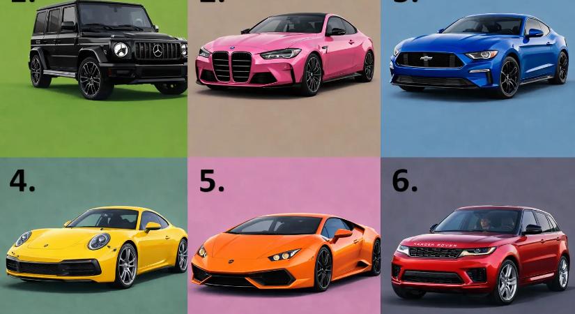 Válassz egy autót és elárulja, hogy milyen sofőr vagy valójában!