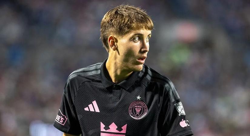 Pintér Dániel először kezdett az Inter Miamiban felnőtt csapatában, amely Messi nélkül nem bírt a Charlotte-tal