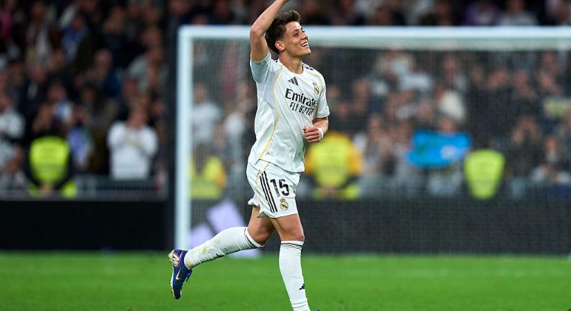 Real Madrid: saját térfeléről lőtt hatalmas gólt Arda Güler – VIDEÓ