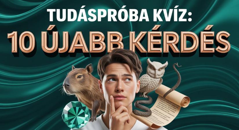 Tudáspróba kvíz: Csak a legokosabbak érnek el 10/10-et ezen a becsapós, istenektől zászlókig tartó teszten!