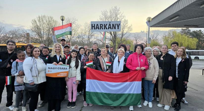 Nyugat-Baranyából is sokan érkeztek a Békemenetre!