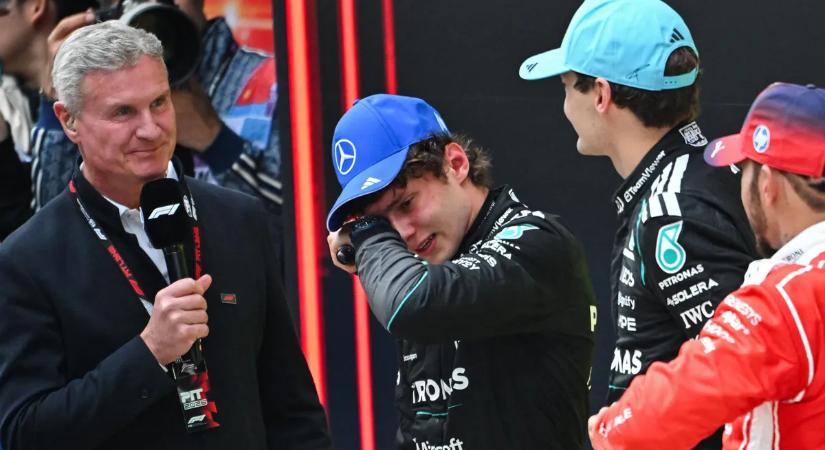 Milliók előtt zokogott a Forma-1 új olasz hőse: 19 évesen a csúcsra ért – videó