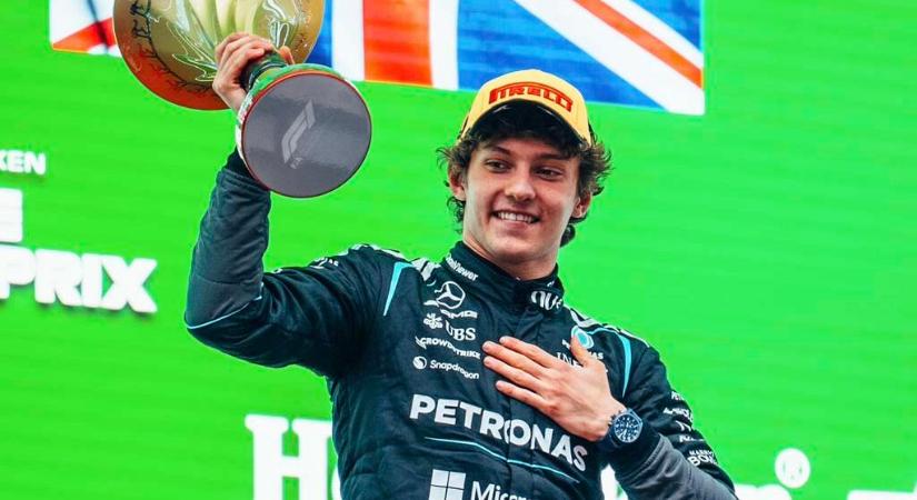 Antonelli történelmet írt Kínában, majd könnyek között nyilatkozott első F1-es győzelme után