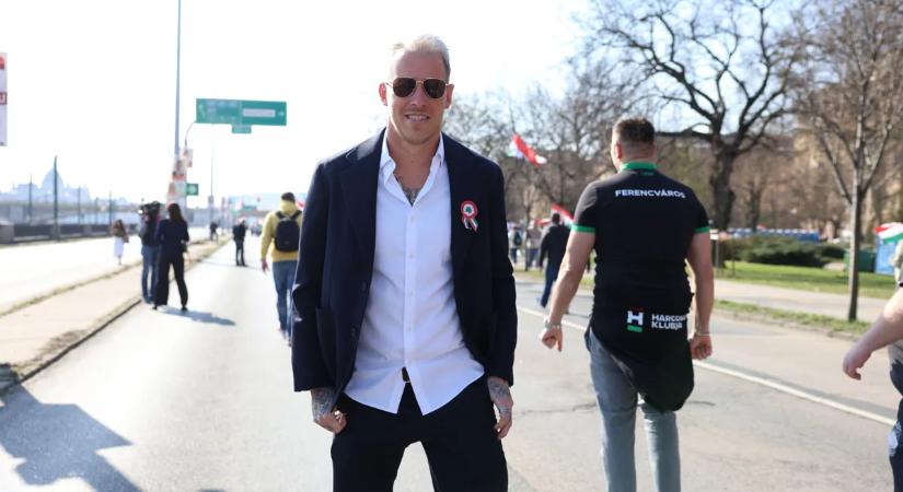 A Békemeneten vonul a Fradi sztárja