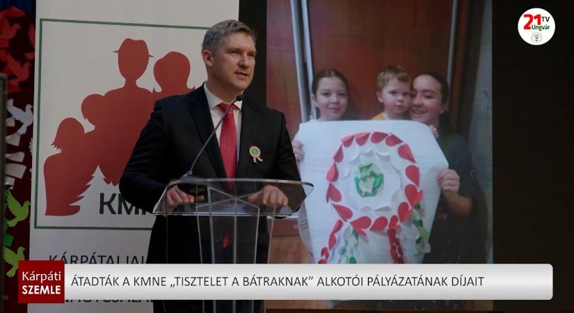 Átadták a KMNE „Tisztelet a bátraknak” alkotói pályázatának díjait (videó)