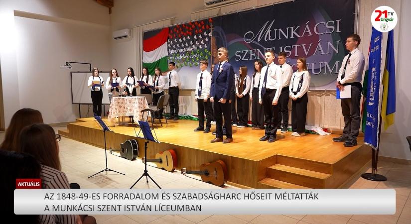 Aktuális (2026.03.15) Az 1848-49-es forradalom és szabadságharc hőseit méltatták Munkácson (videó)