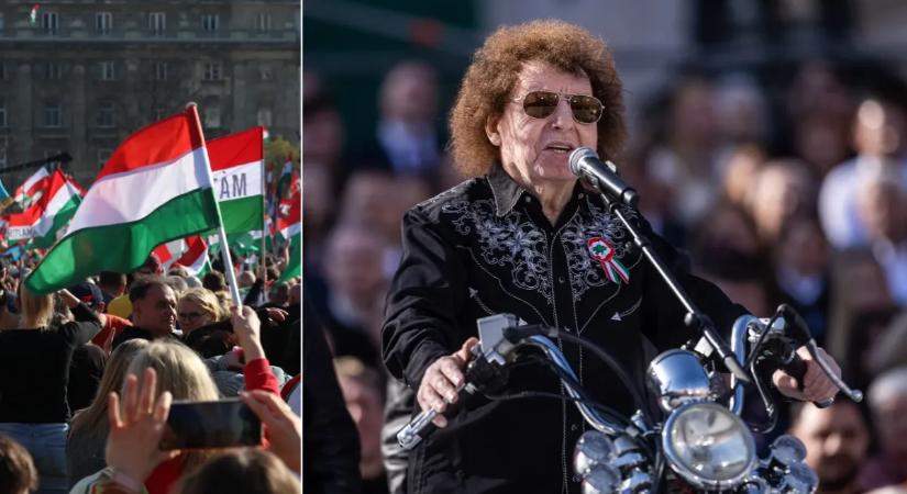 Demjén Ferenc lenyűgözően énekelt a március 15-i ünnepségen