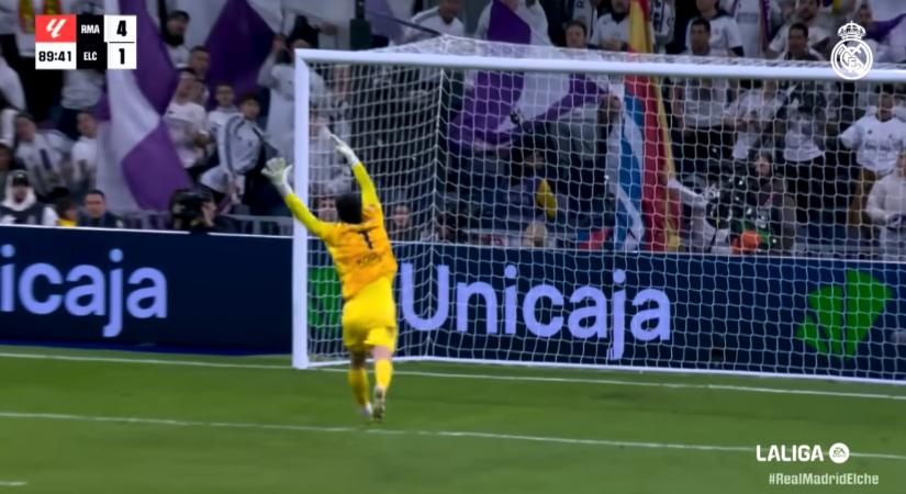 Hetven (azaz 70) méterről lőtt csodagólt a spanyol bajnokságban a madridi Arda Güler