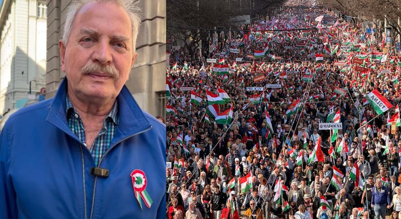 Bencsik András a Békemenetről: Érződik, hogy most nagyon erősek vagyunk