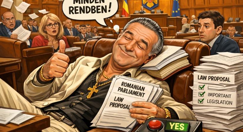 Gigi Becali képviselő úr nem olvas, csak szavaz, Amerikának pedig mindig igent mond – hírek vasárnap