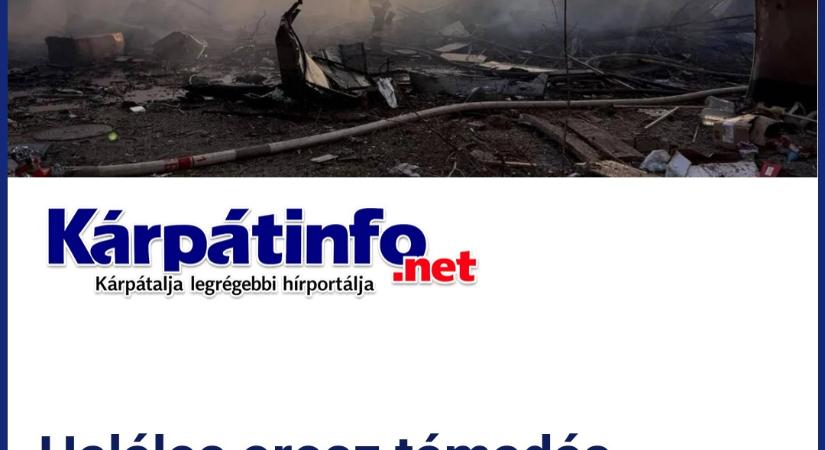 Halálos orosz támadás rombolt porrá házakat Zaporizzsjában