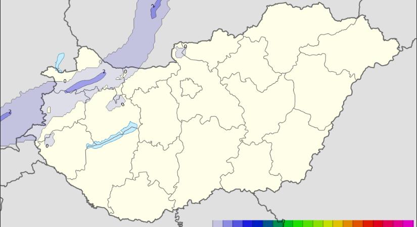 Mutatjuk, hogy érkezik meg a hidegfront hétfőn, térképen az eső útja, óráról órára