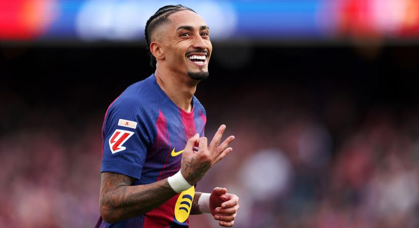 Raphinha triplázott, ötöt gurított a Barca