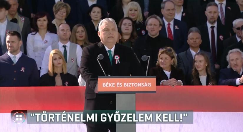 Orbán Viktor: Történelmi győzelmet kell aratnunk!