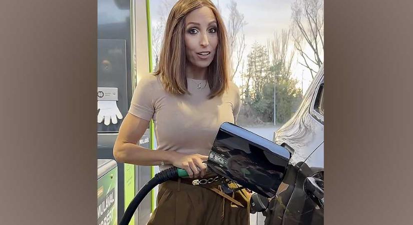 Rubint Réka kiosztotta Zelenszkijt, majd a kormánynak hálálkodva tankolta meg luxusterepjáróját – videó a cikkben