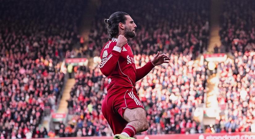 Liverpool-Tottenham: büszke lehet Szoboszlai arra a jelzőre, amit az újabb gólja után kapott