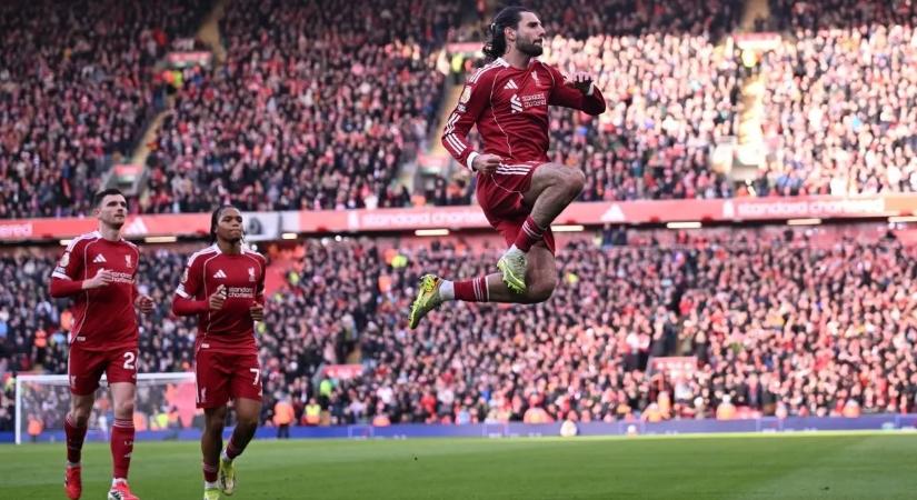 Szoboszlai káprázatos szabadrúgásgólt lőtt, egyre közelebb Beckham rekordjához