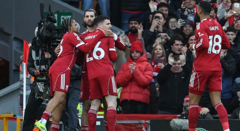 Szoboszlai rekordot jelentő szabadrúgásgólt lőtt, de a Liverpool elbaltázta a végét