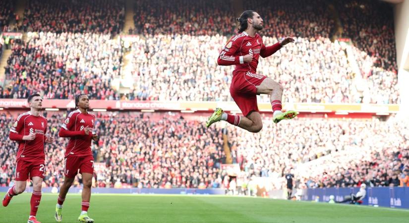 Szoboszlai már csak egyetlen gólra Beckham rekordjától – teljesítményére csak egy apró panasz érkezett