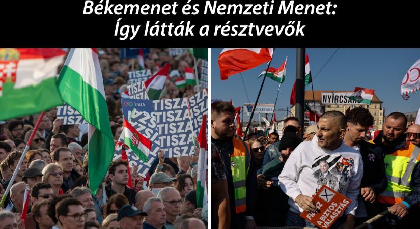 Brüsszel vagy Moszkva a nagyobb fenyegetés? – a március 15-i felvonulások résztvevőit kérdeztük