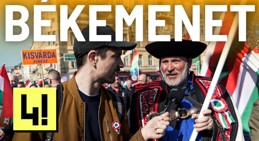 „Ha a Tisza nyer, akkor nekünk annyi” – videóriport a Békemenetről