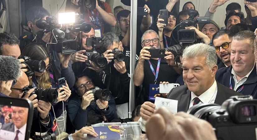 Az Exit pole-ok alapján, Laporta biztosan nyerte az elnökválasztást