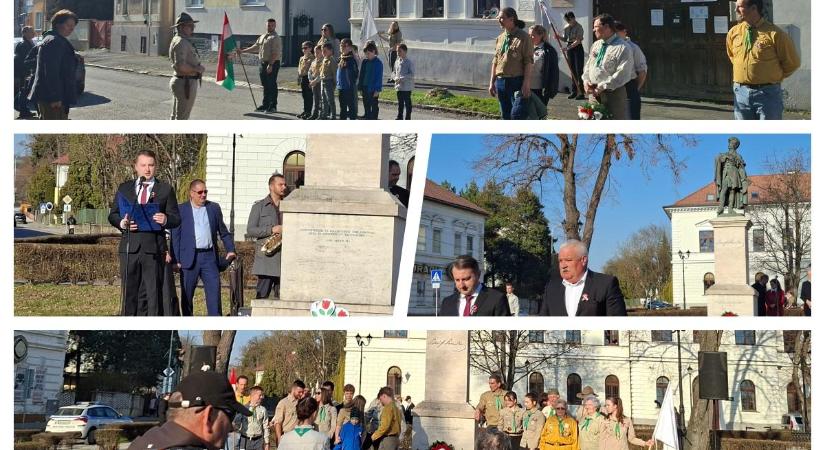 Március 15-i megemlékezés Rimaszombatban képeken