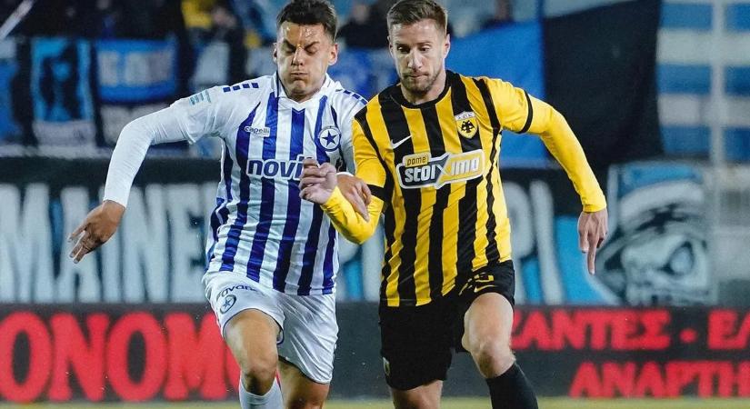 Varga Barnabás gólját elvették, az AEK pontokat veszített