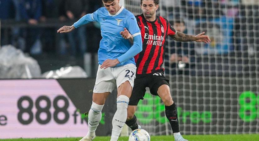 Serie A: a Lazio otthonában szenvedett vereséget az AC Milan – videóval