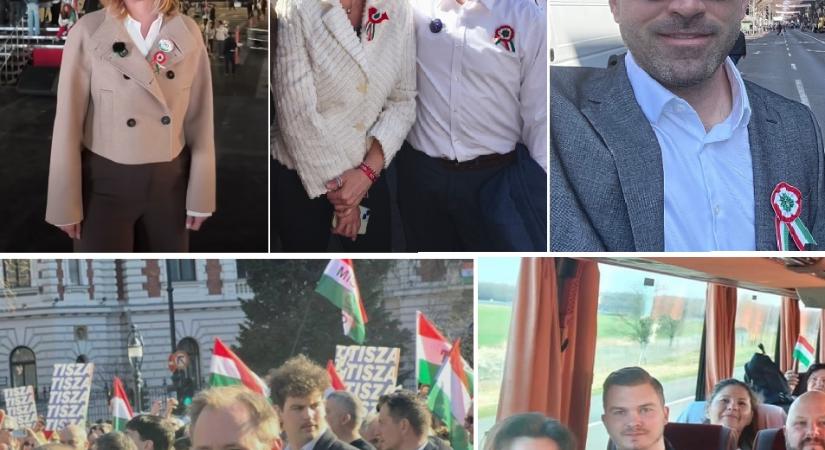 “Mi vagyunk a többség” – ezt tapasztalták a hajdú-bihari tiszás jelöltek a március 15-ei Nemzeti Meneten
