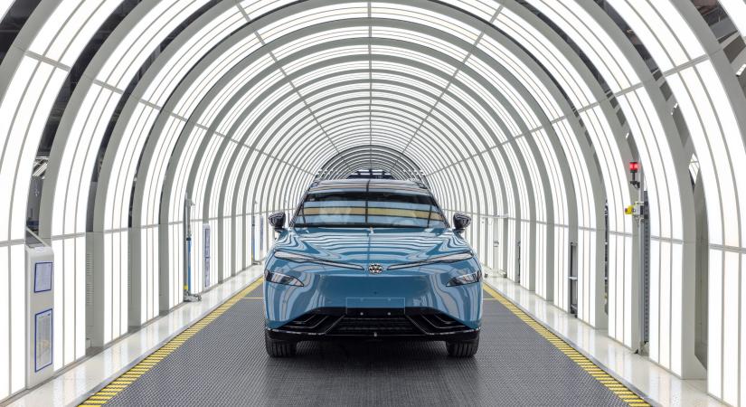 Sorozatgyártásban a Volkswagen és az Xpeng első közös autója