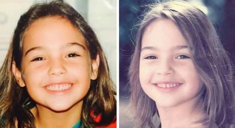 Két ritka gyerekkori fotó egy ma már 40 éves gyönyörű hírességről – tudod, ki ő?