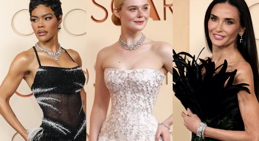A 2026-os Oscar legszebb ruhái: káprázatos tollak, dráma és csillogás