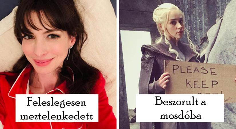 8 eset, amikor a hírességek kínos helyzetbe hozták magukat egy film- vagy sorozatforgatáson