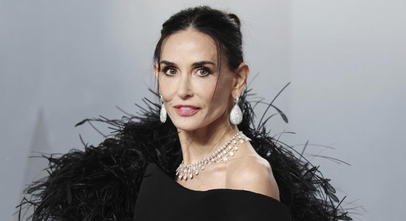 Demi Moore nagyon durván lefogyott: az Oscar afterpartiján mutatta meg